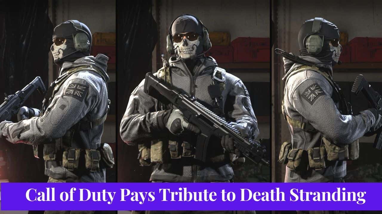 Call of Duty Pays Tribute to Death Stranding with Latest Ghost Skin