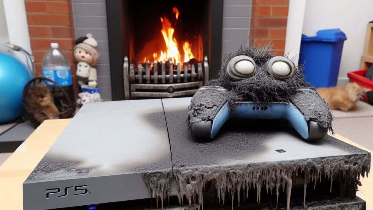 PS5 Owner Shares Heartbreaking Photos of Melted Console After House Fire