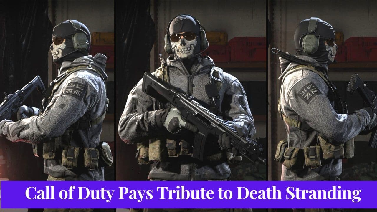 Call of Duty Pays Tribute to Death Stranding with Latest Ghost Skin