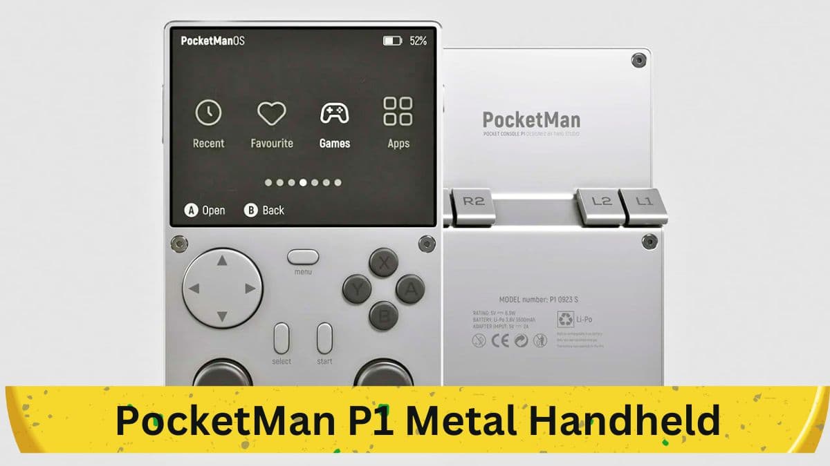 PocketMan P1 Metal Handheld: Analyzing the Concept of a Vertical Gaming Device