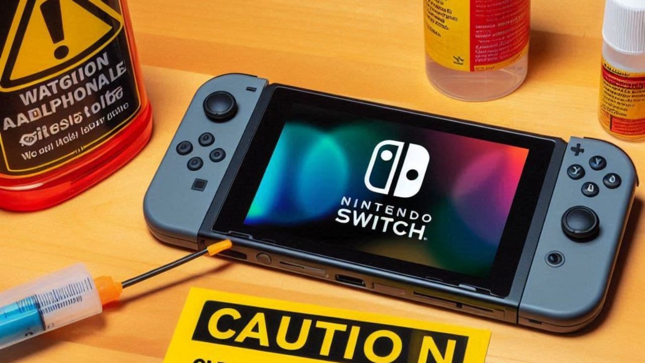 Caution: Cleaning Your Nintendo Switch with Strong Alcohol Risks Damage