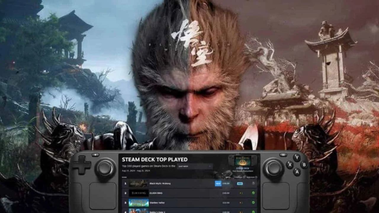 Black Myth: Wukong Tops Steam Deck Chart in August
