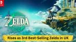 Tears of the Kingdom Rises as 3rd Best-Selling Zelda in UK
