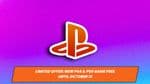 Limited Offer: New PS4 &amp; PS5 Game Free Until October 13