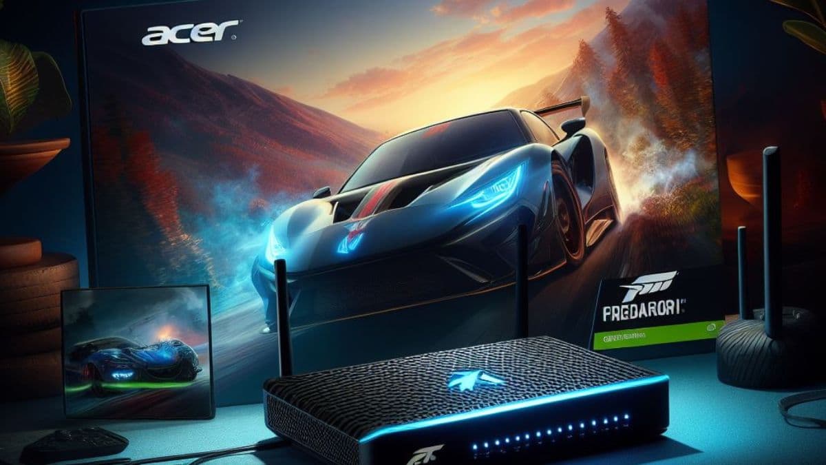 Forza Motorsport and Acer Predator Connect 6E on GeForce NOW
