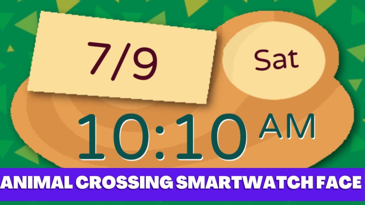 Discover the Ultimate Animal Crossing Experience with Fan-Made Interactive Smartwatch Face