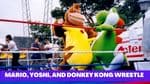 Mario, Yoshi, And Donkey Kong Wrestle IRL In Never-Before-Seen Photos