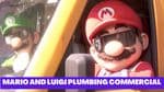 Mario and Luigi Go Old School in Super Mario Bros. Plumbing Commercial