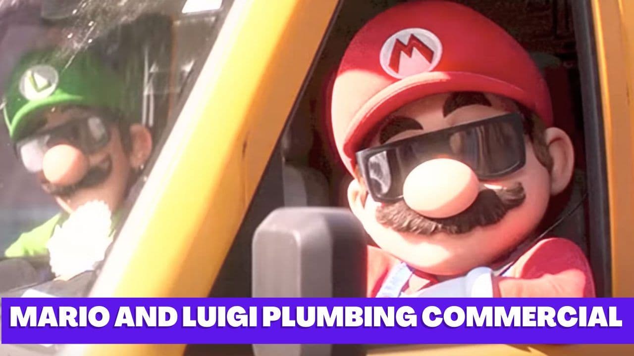 Mario and Luigi Go Old School in Super Mario Bros. Plumbing Commercial