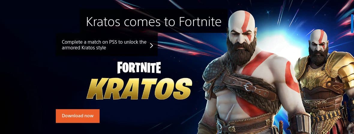 God of War Kratos in Fortnite