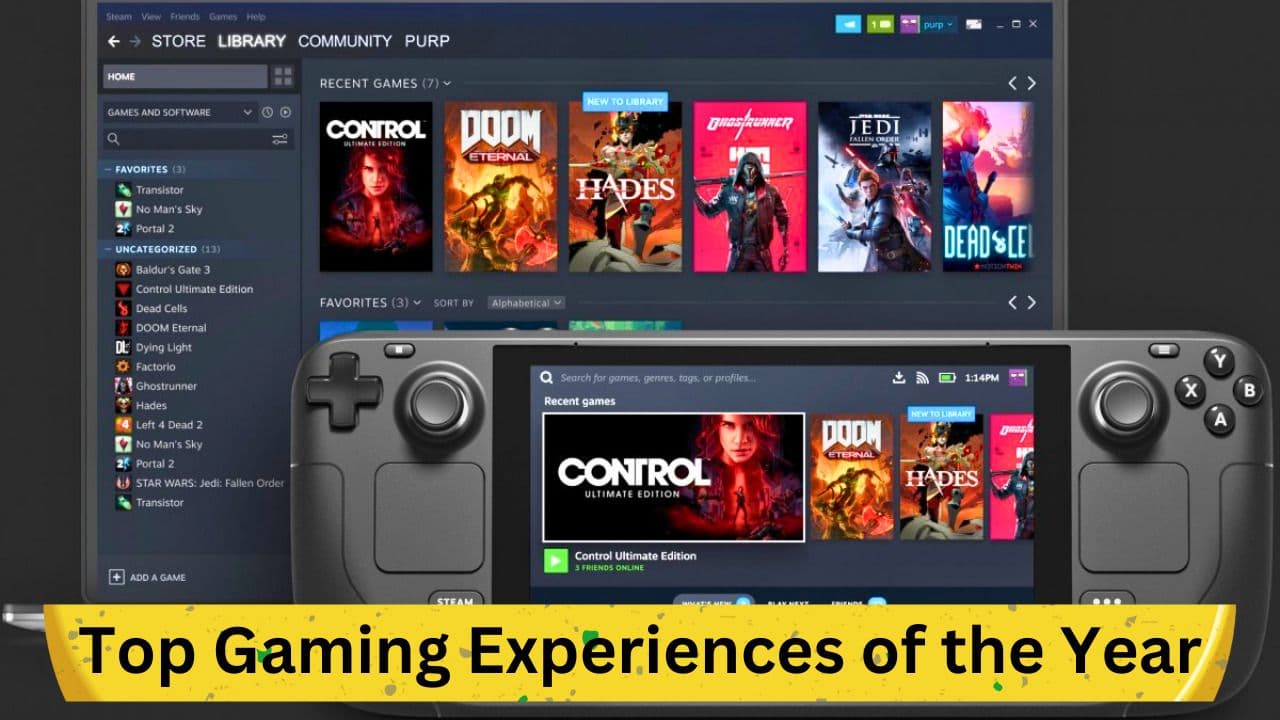Top Gaming Experiences on Steam Deck in its First Year