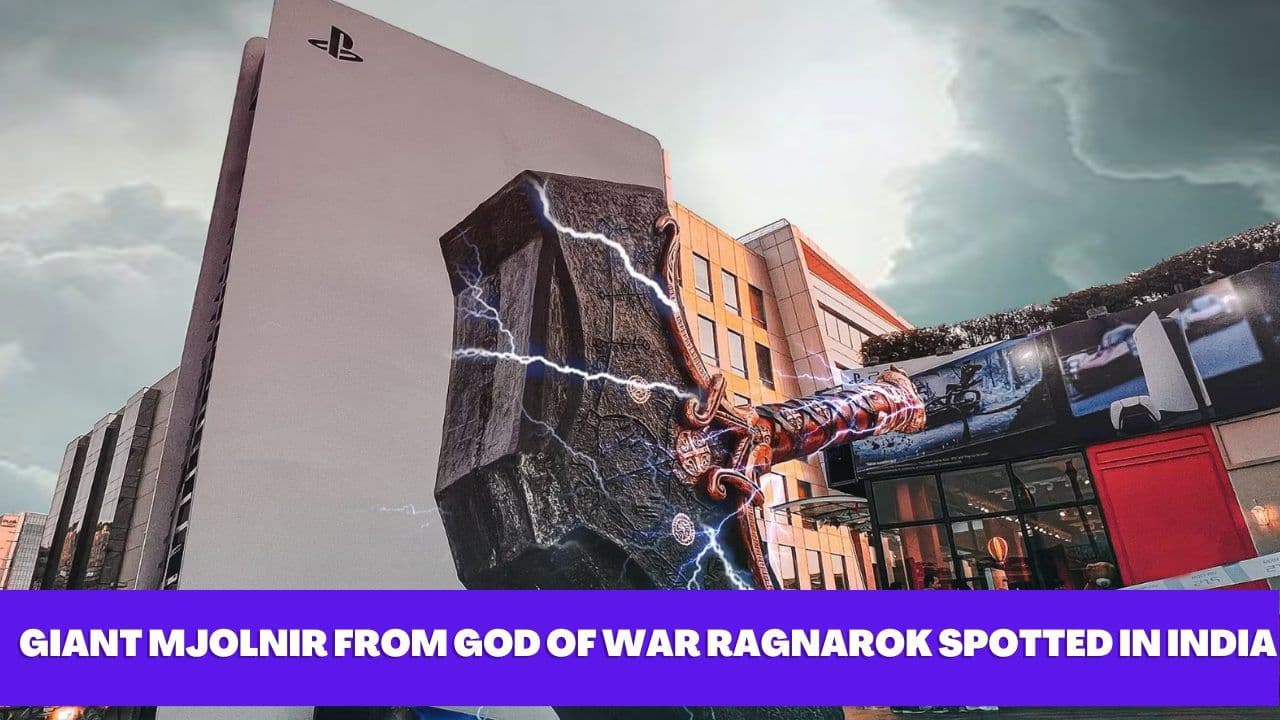 Giant Mjolnir from God of War Ragnarok Spotted in India - Everything You Need to Know