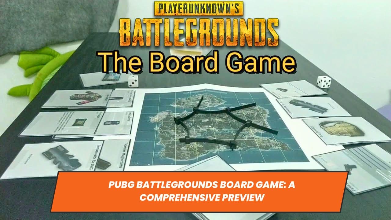 PUBG Battlegrounds Board Game: A Comprehensive Preview