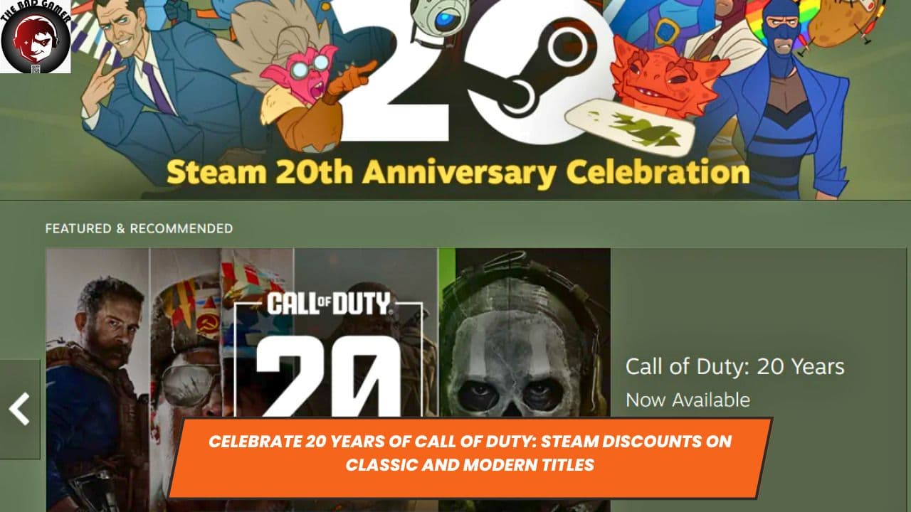 Celebrate 20 Years of Call of Duty: Steam Discounts on Classic and Modern Titles