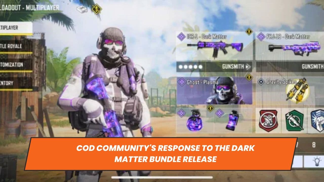 CoD Community's Response to the Dark Matter Bundle Release