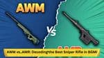 AWM vs. AMR: Decoding the Best Sniper Rifle in BGMI for Dominating the Battlegrounds