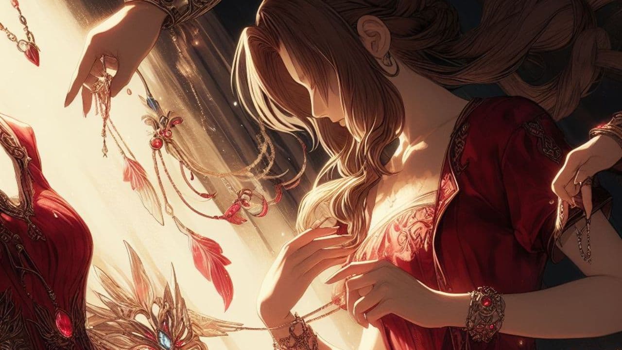 Final Fantasy 7 Remake Reveals Aerith’s Red Dress Concept Art
