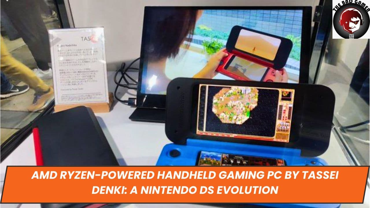 AMD Ryzen-Powered Handheld Gaming PC by Tassei Denki: A Nintendo DS Evolution