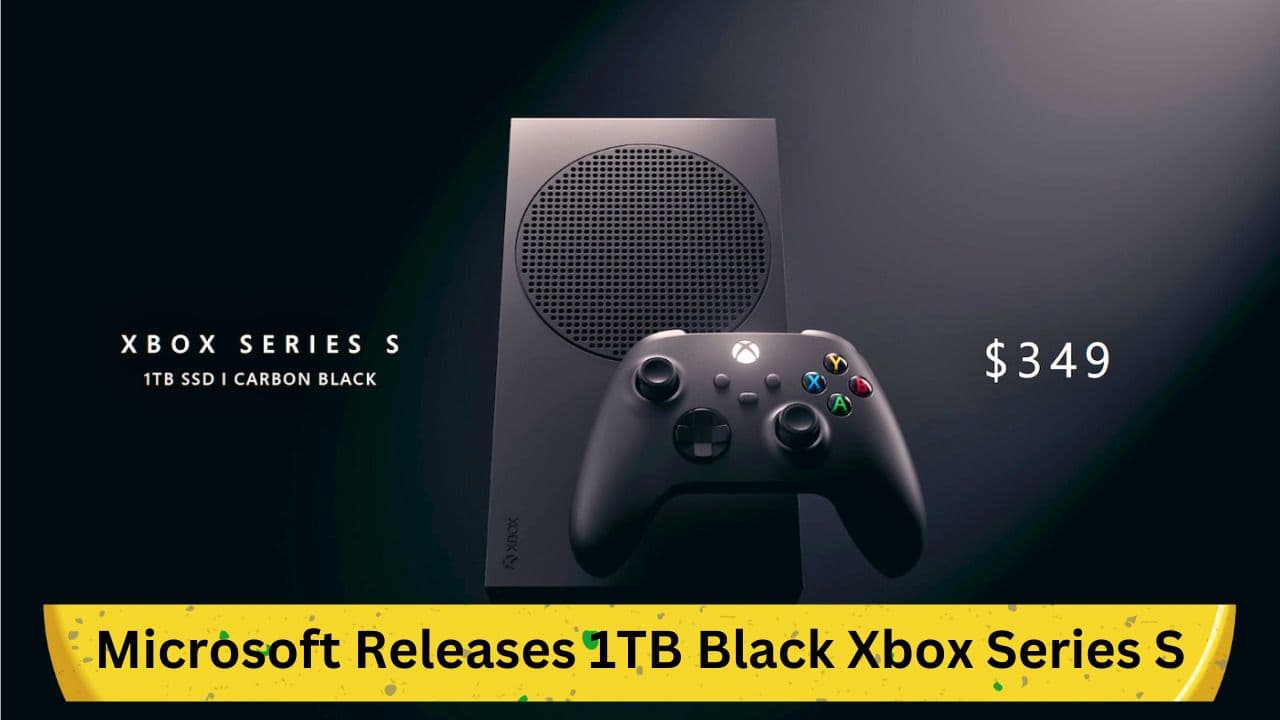 Microsoft Releases 1TB Black Xbox Series S: Details Revealed