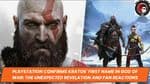 PlayStation Confirms Kratos' First Name in God of War