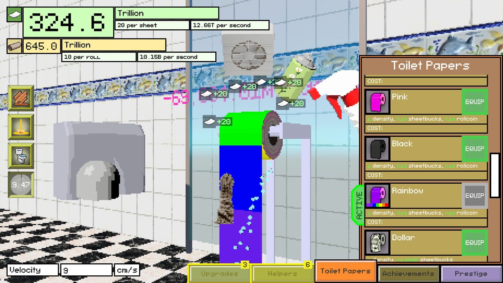 Toilet Paper Idle