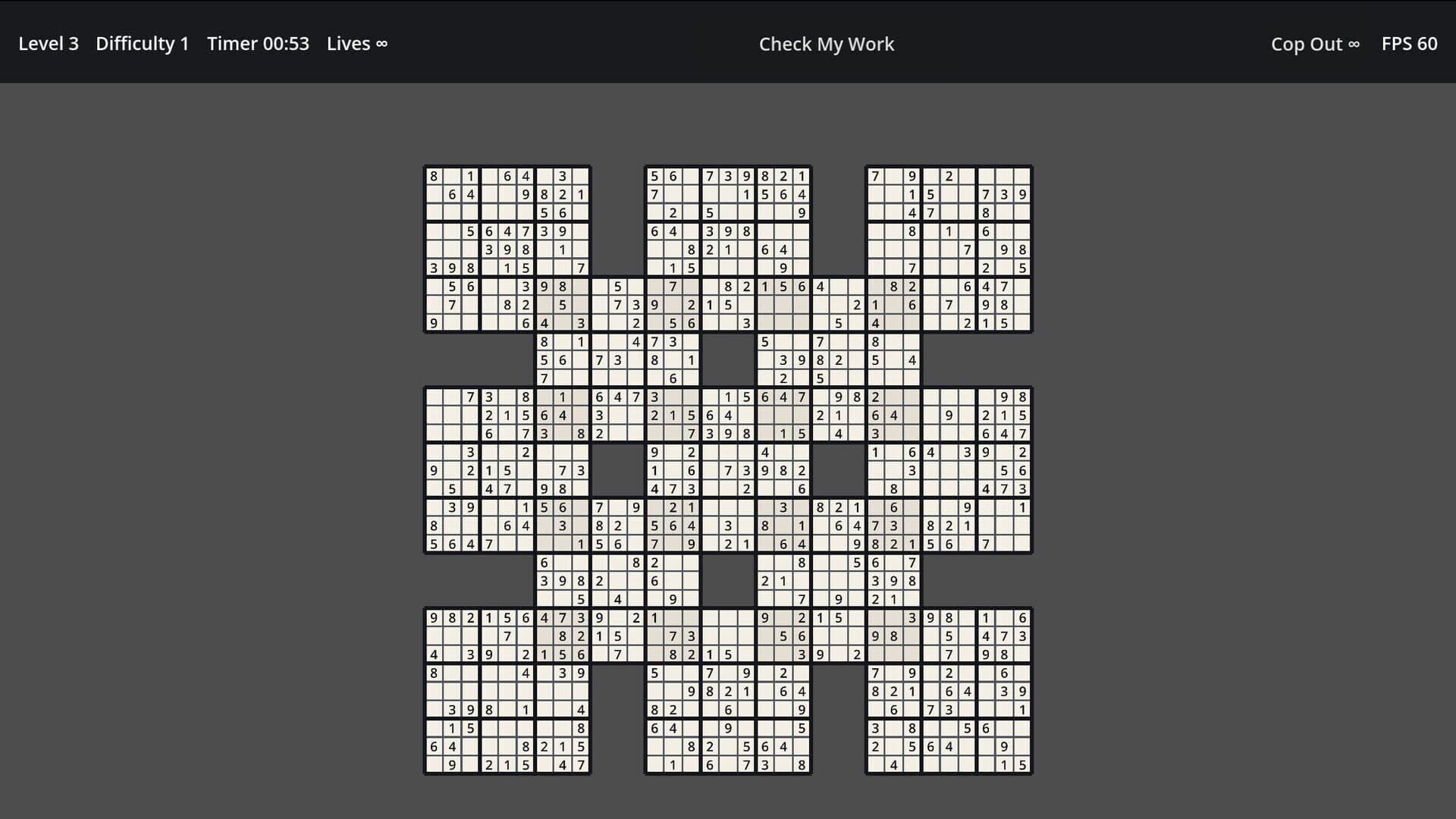 Sudoku: Unlimited Expansion
