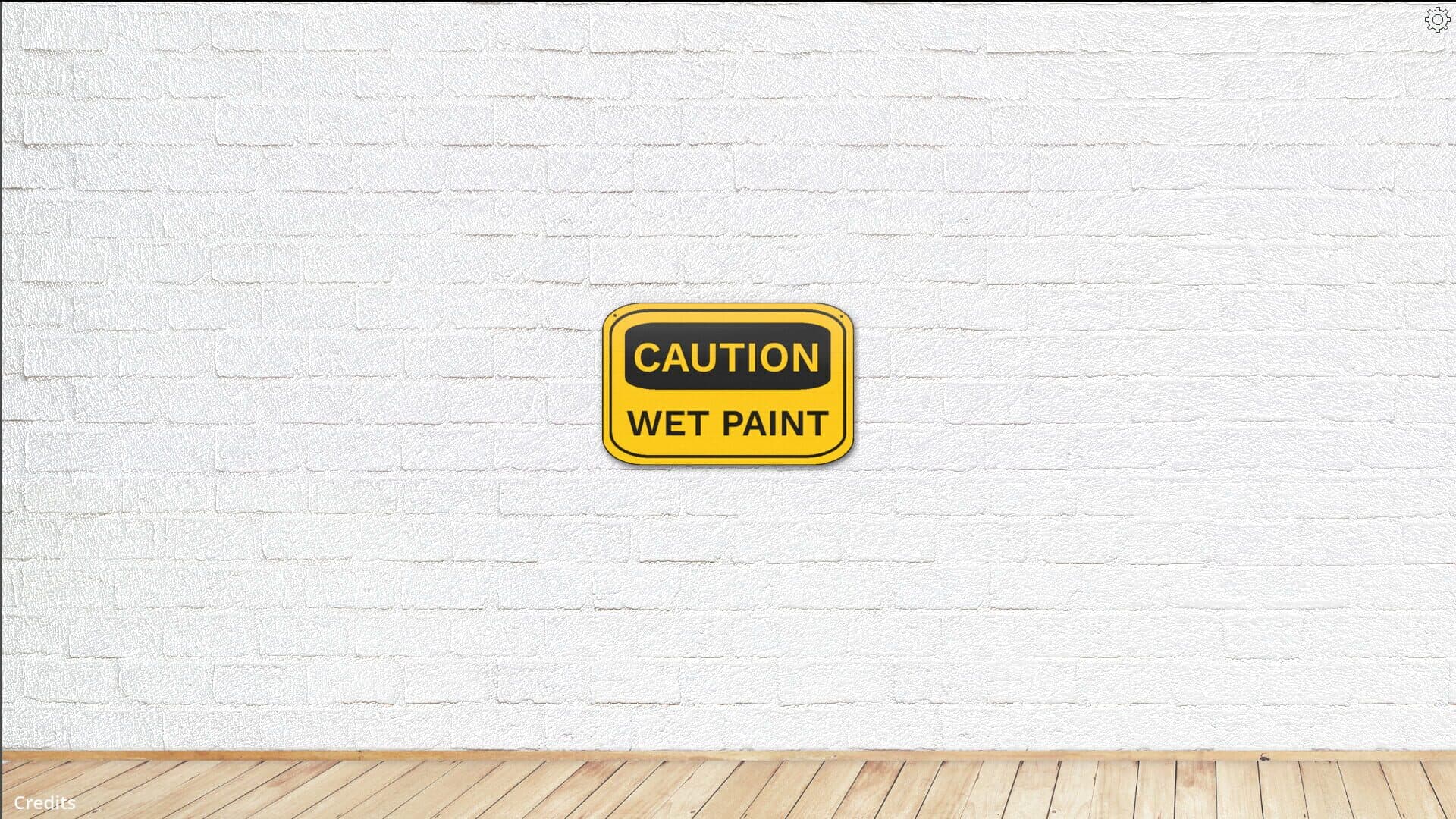 Caution Wet Paint