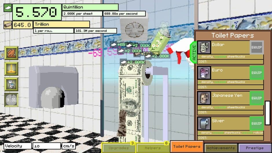 Toilet Paper Idle screenshot 2