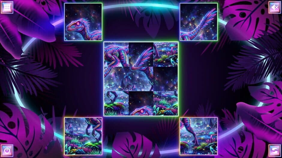 Neon Fantasy: Dinosaurs screenshot 2