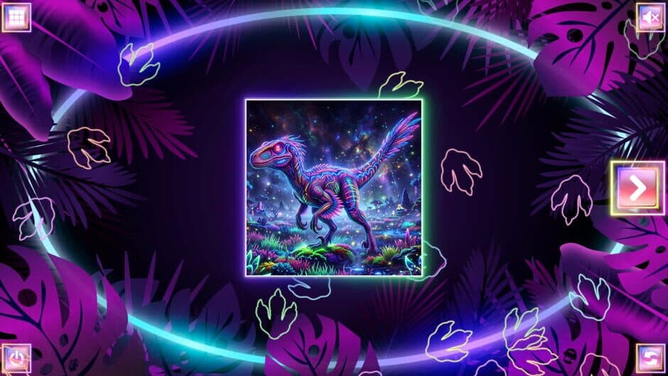 Neon Fantasy: Dinosaurs screenshot 3