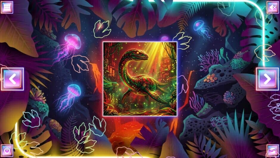 Neon Fantasy: Dinosaurs screenshot 5