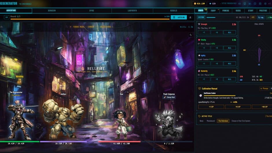 Idle Regenerator screenshot 1
