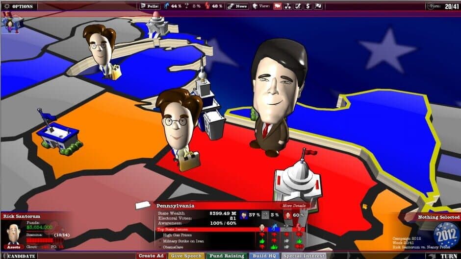 The Political Machine 2012 screenshot 7