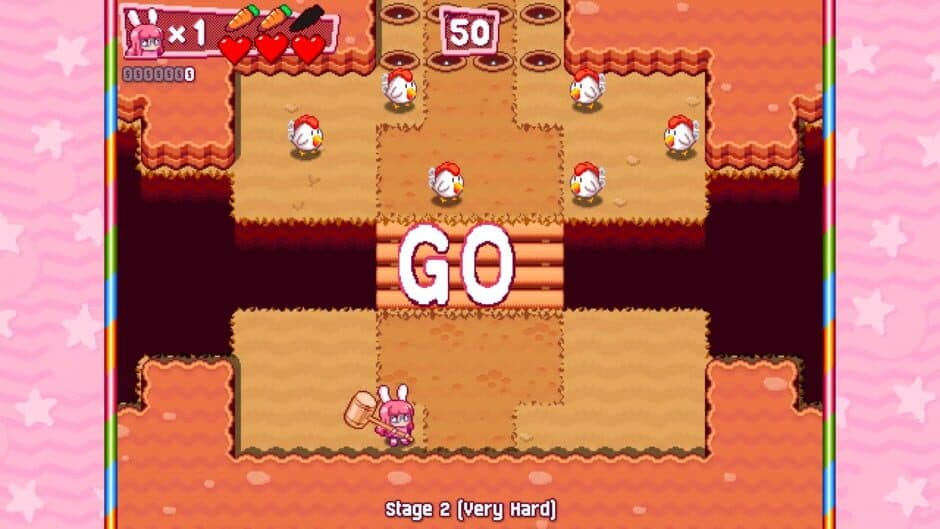 Hyper Bun Buster: Rocket Hammer Action screenshot 1
