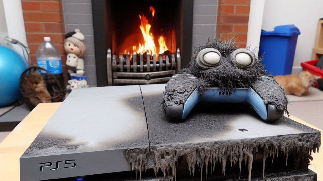 PS5 Owner Shares Heartbreaking Photos of Melted Console After House Fire