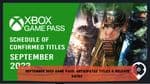 September 2023 Game Pass: Anticipated Titles & Release Dates