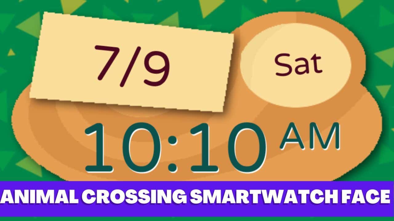 Discover the Ultimate Animal Crossing Experience with Fan-Made Interactive Smartwatch Face