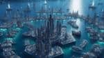 Starfield Gamer Crafts Magnificent City Over Waters of Archimedes II