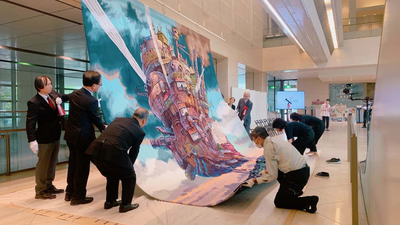 Studio Ghibli Tapestry Unveiled in Japan: A Tribute to Traditional Art