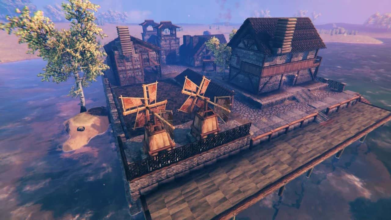 Valheim Player Builds Stunning Medieval Village in the Plains Biome