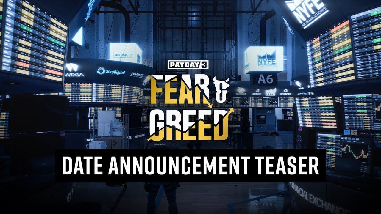 Payday 3: Fear & Greed Heist Drops This September