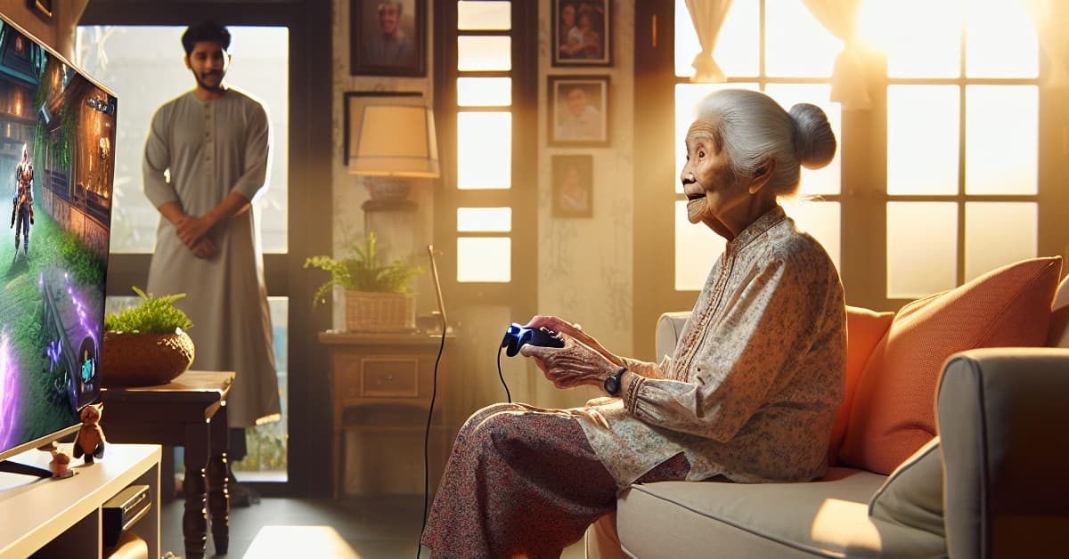 91-Year-Old Gamer's Wellness Check Turns into a Hilarious Discovery