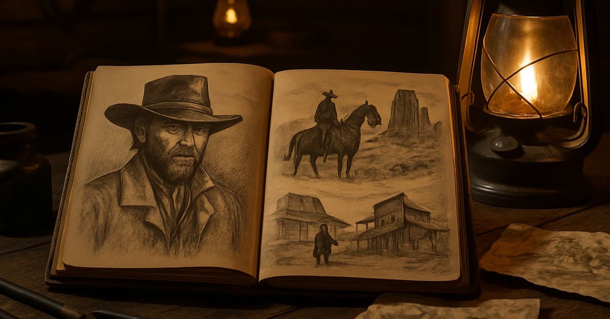 Arthur Morgan's Journal: The Coolest Art in Red Dead Redemption 2
