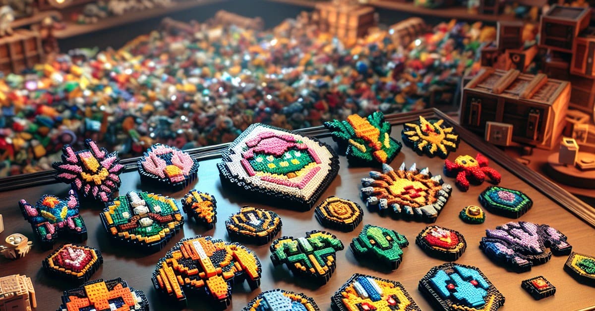 Build Your Own Lego Pokémon Kanto Region Badge Collection Now