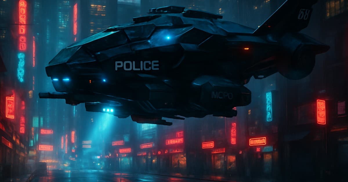 Cyberpunk 2077 Modder Revives Cut Police Gunship from 2013 Trailer