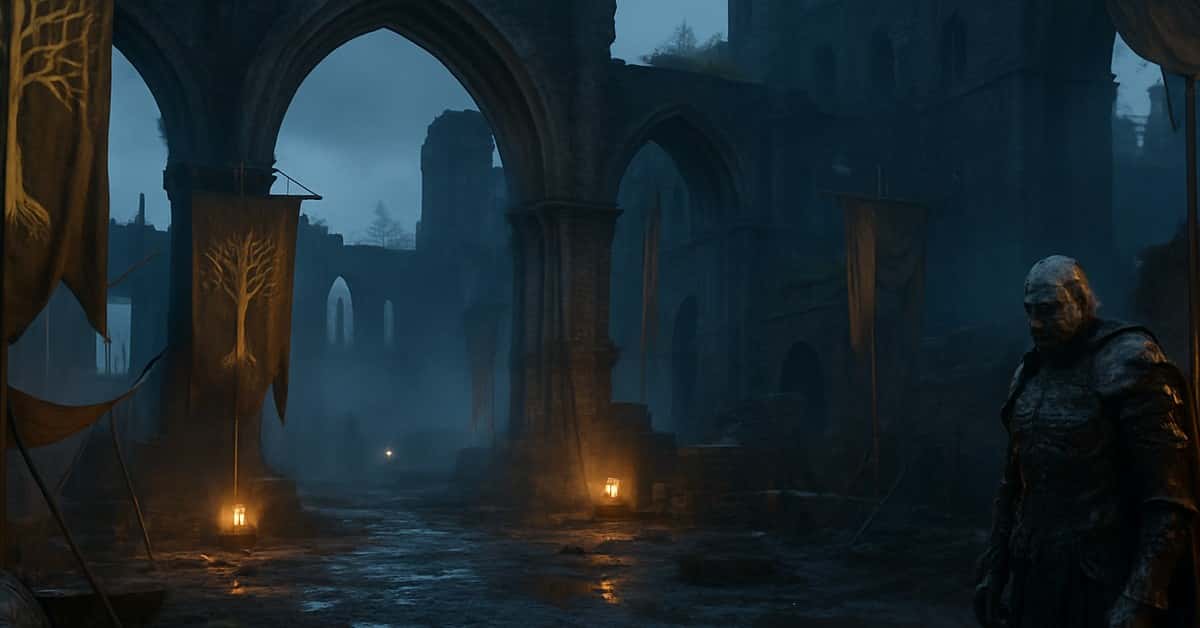 Elden Ring Movie Set Photos Tease Practical Lands Between