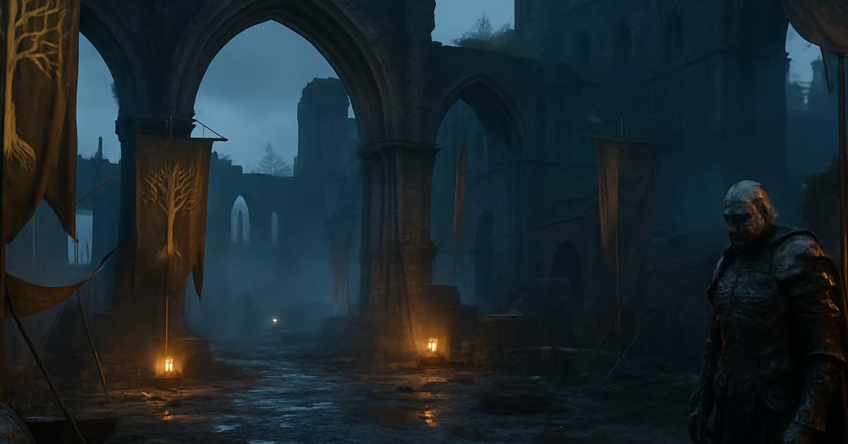 Elden Ring Movie Set Photos Tease Practical Lands Between