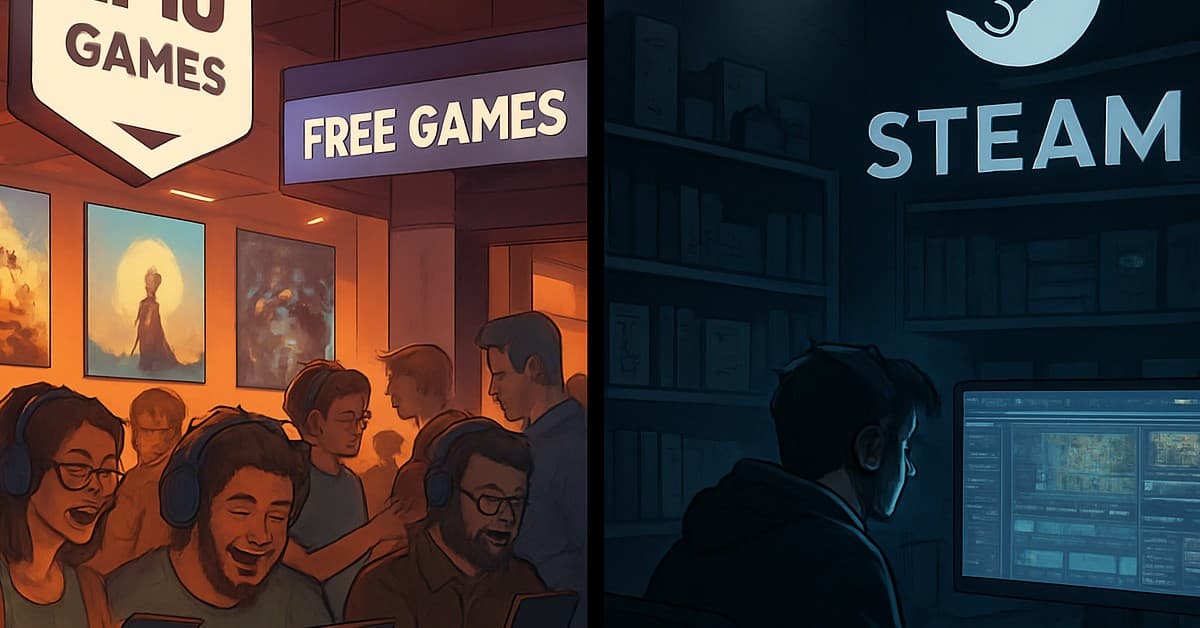 Epic Games Store: Freebies Draw Players but Steam Remains King