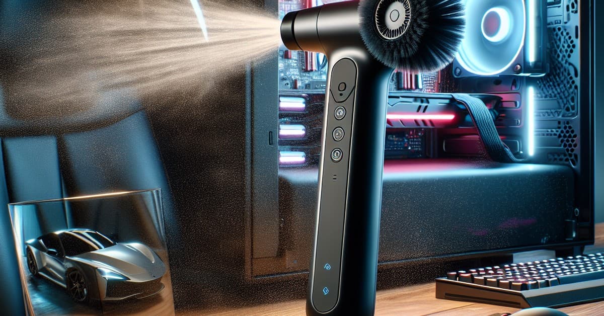 Grab a Cordless Electric Air Duster for Your PC or Car for $24