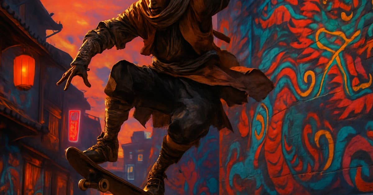 Jet Set Sekiro Mod Adds Skateboarding and Graffiti to Sekiro: Shadows Die Twice